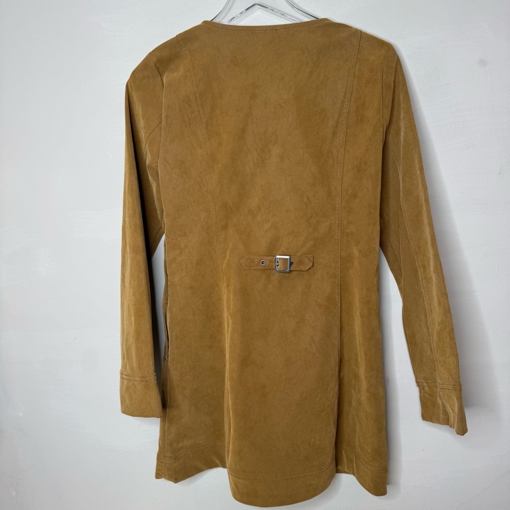 Free People Bradley Faux Suede Mini Shift Dress tan size small - Picture 6 of 13